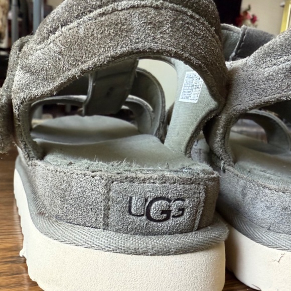 UGG ~ Goldenstar Suede Fisherman Platform Sandals - Picture 8 of 8